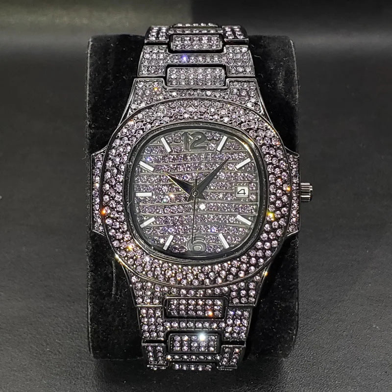 Special-interest Full Diamond Medical Watch