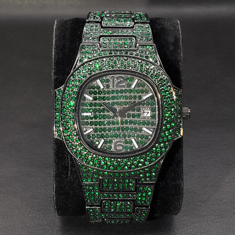 Special-interest Full Diamond Medical Watch