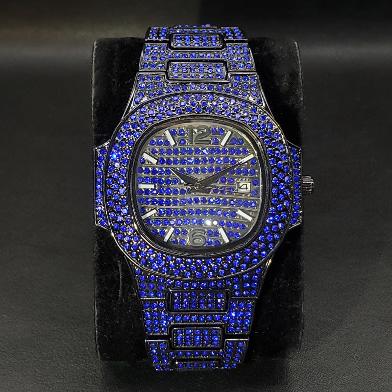 Special-interest Full Diamond Medical Watch