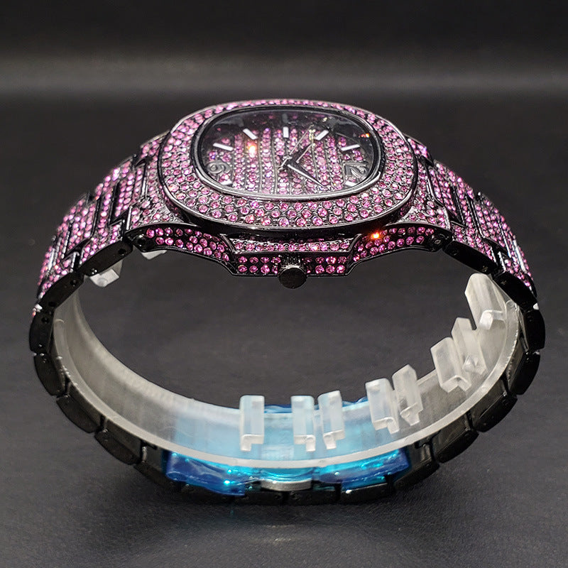 Special-interest Full Diamond Medical Watch